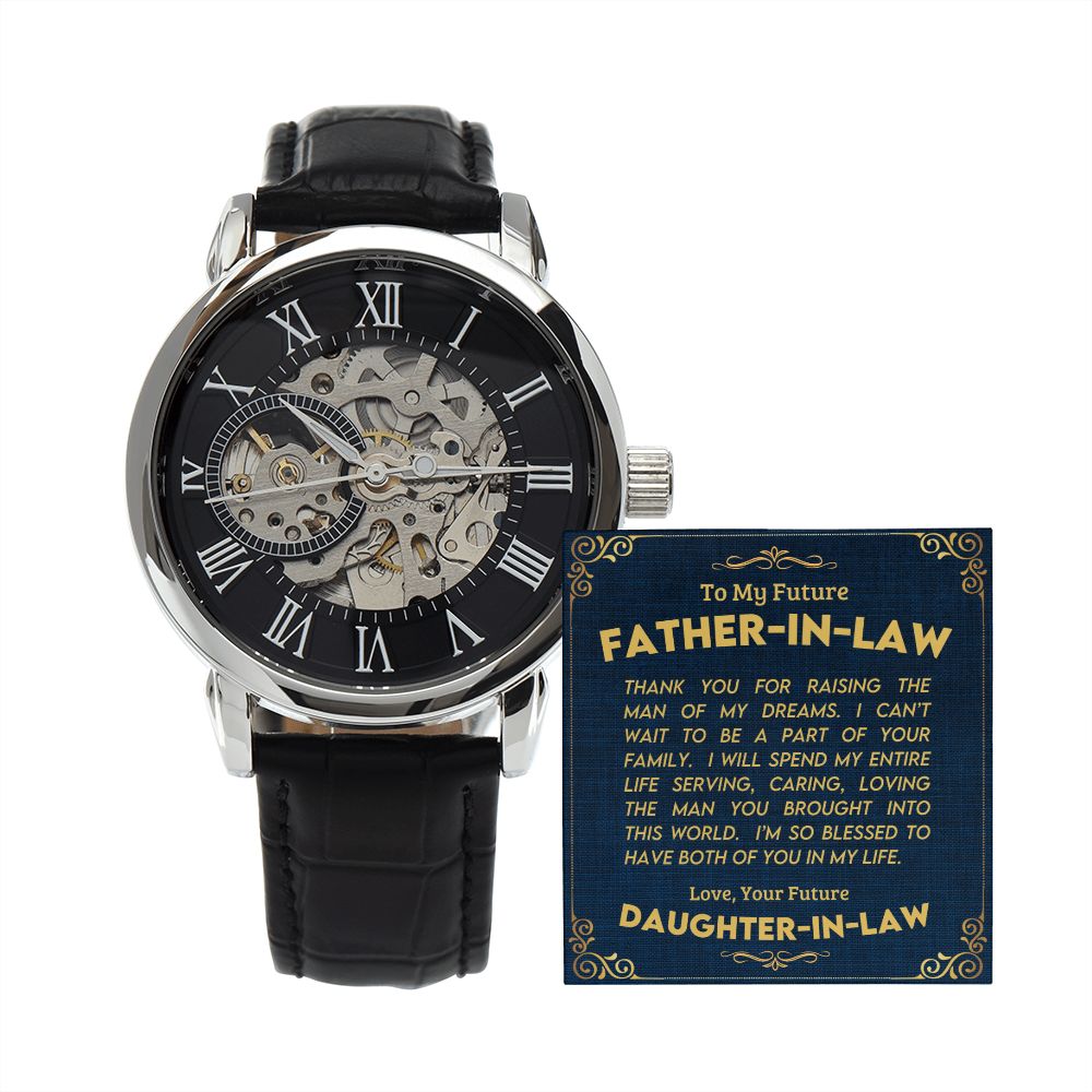 To my future father in law - Men's Openwork Watch