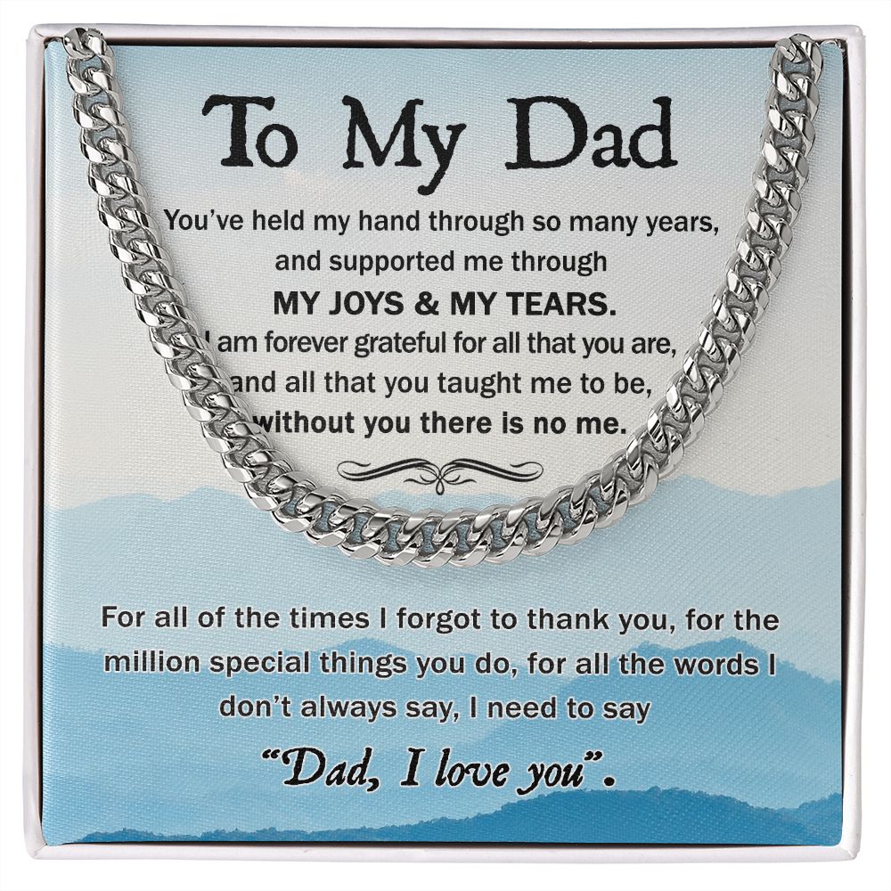 Dad Held My Hand - Gift for Father's Day