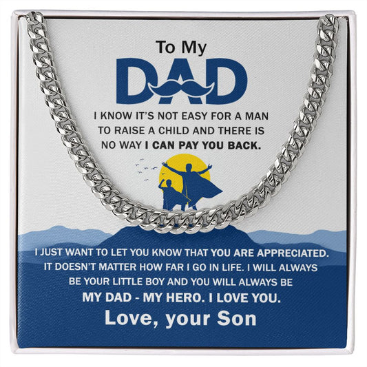 To My Dad - You Are Appreciated - Gift for Father's Day