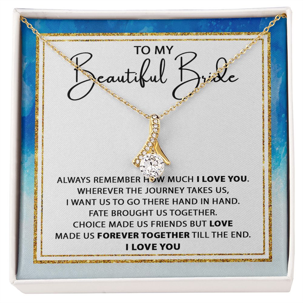 Beautiful Bride-Hand In Hand - Alluring Beauty Necklace