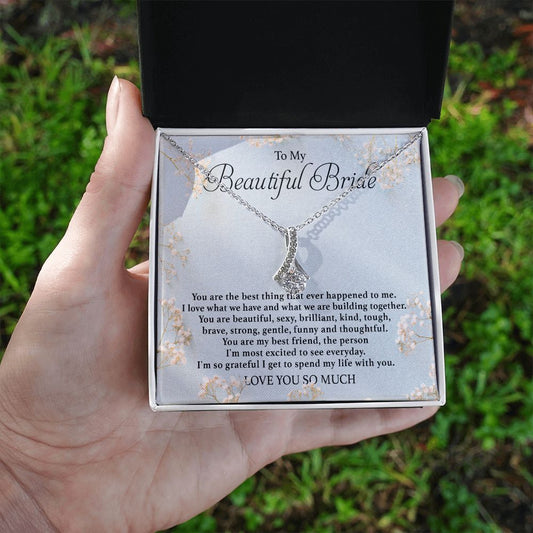 To My Beautiful Bride - Alluring Beauty Necklace