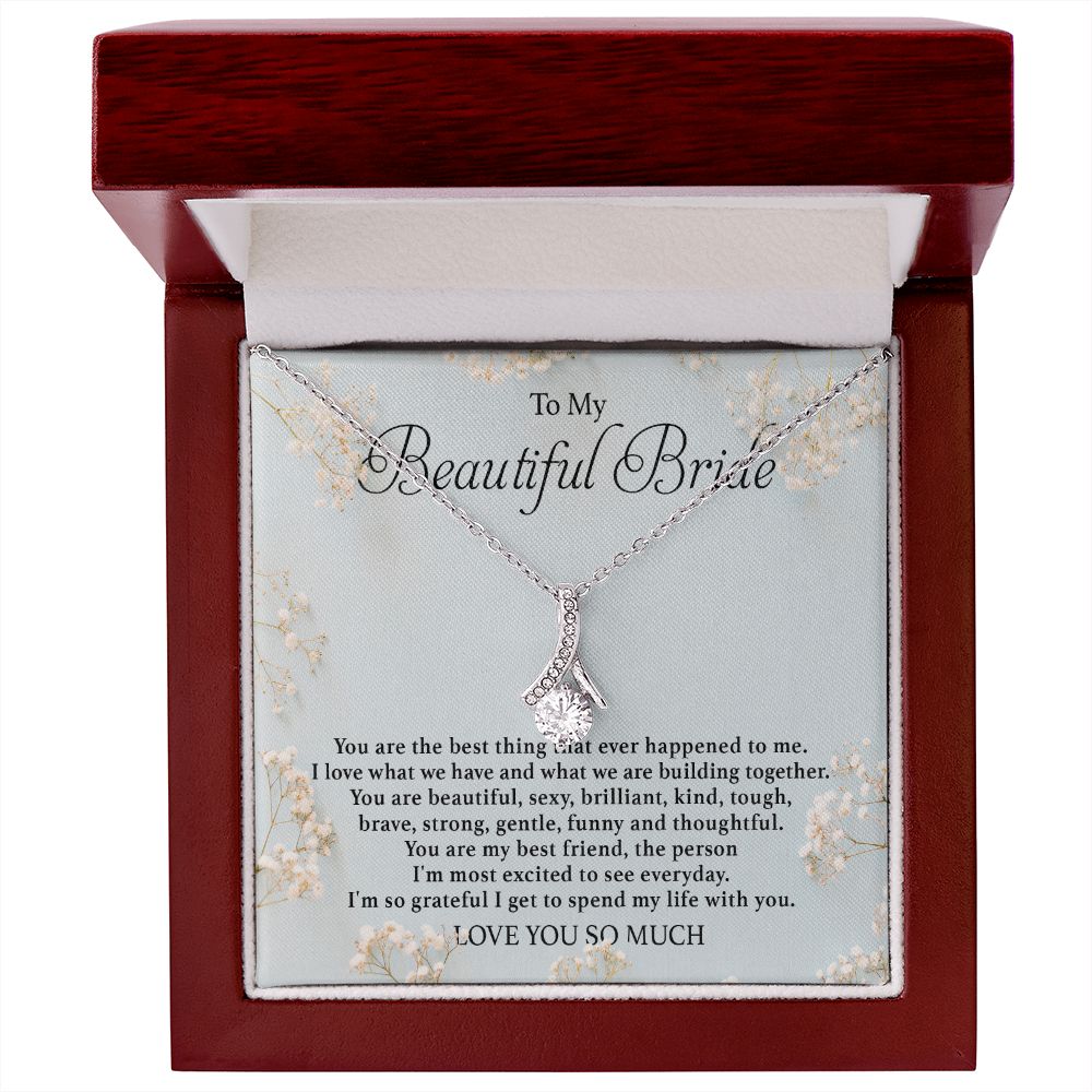 To My Beautiful Bride - Alluring Beauty Necklace