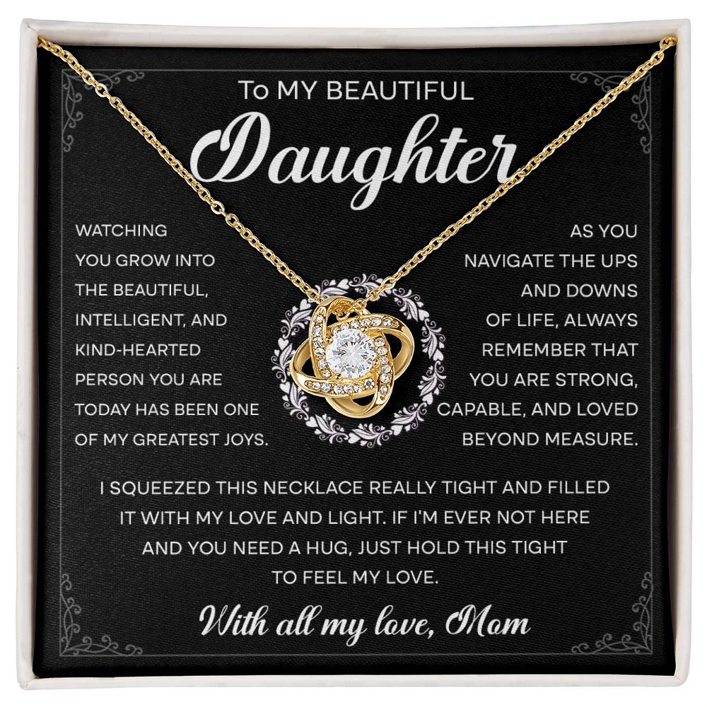 Daughter - My Greatest Joys - Love Knot Necklace