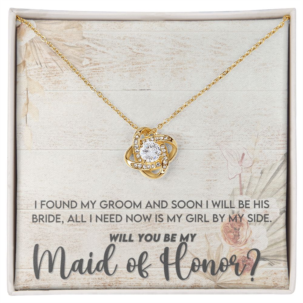 Maid of Honor - Love Knot Necklace