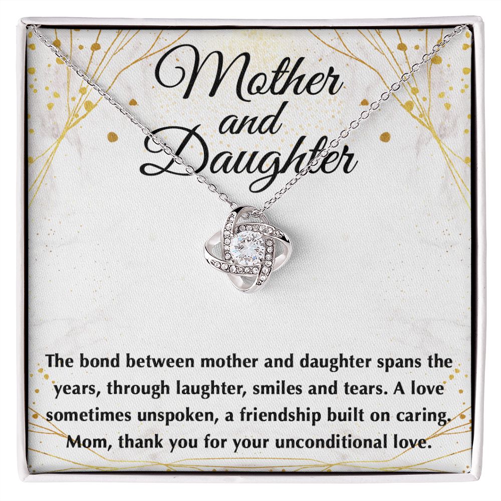 The Bond Between Mother and Daughter - Love Knot Necklace