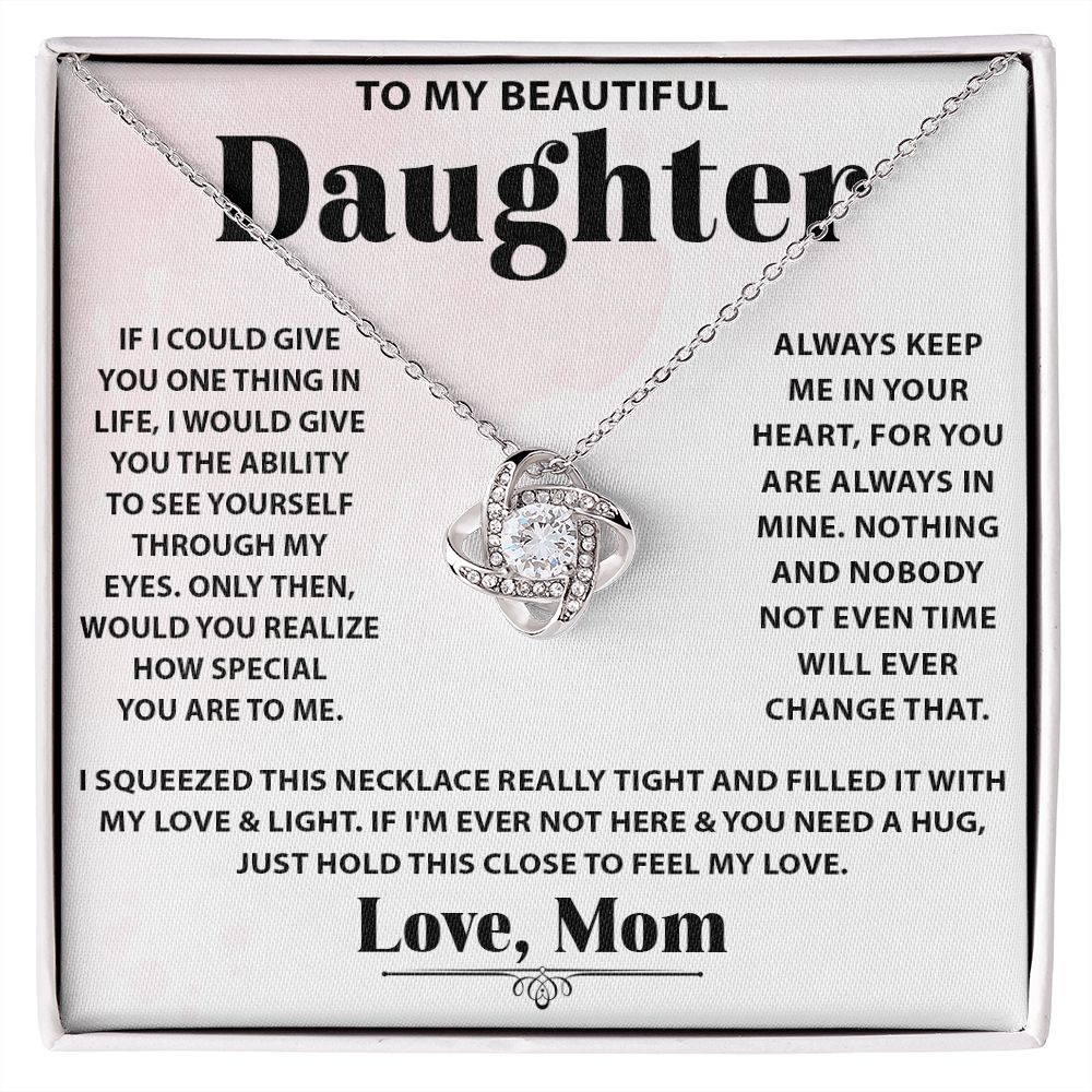 My Everything - Daughter - Love Knot Necklace