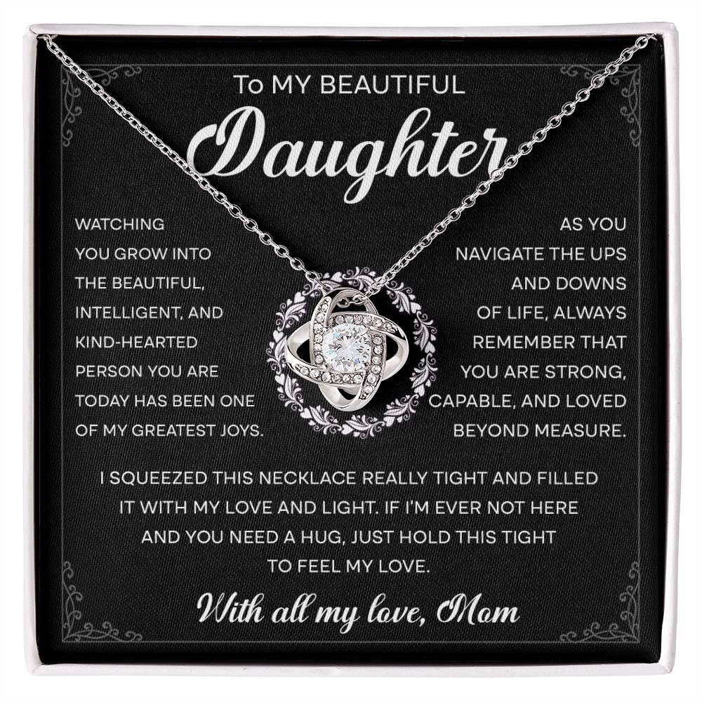 Daughter - My Greatest Joys - Love Knot Necklace