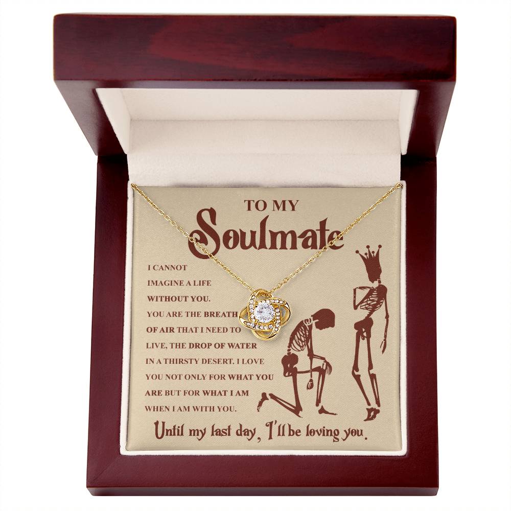 Soulmate - Breath Of Air - Love Knot Necklace