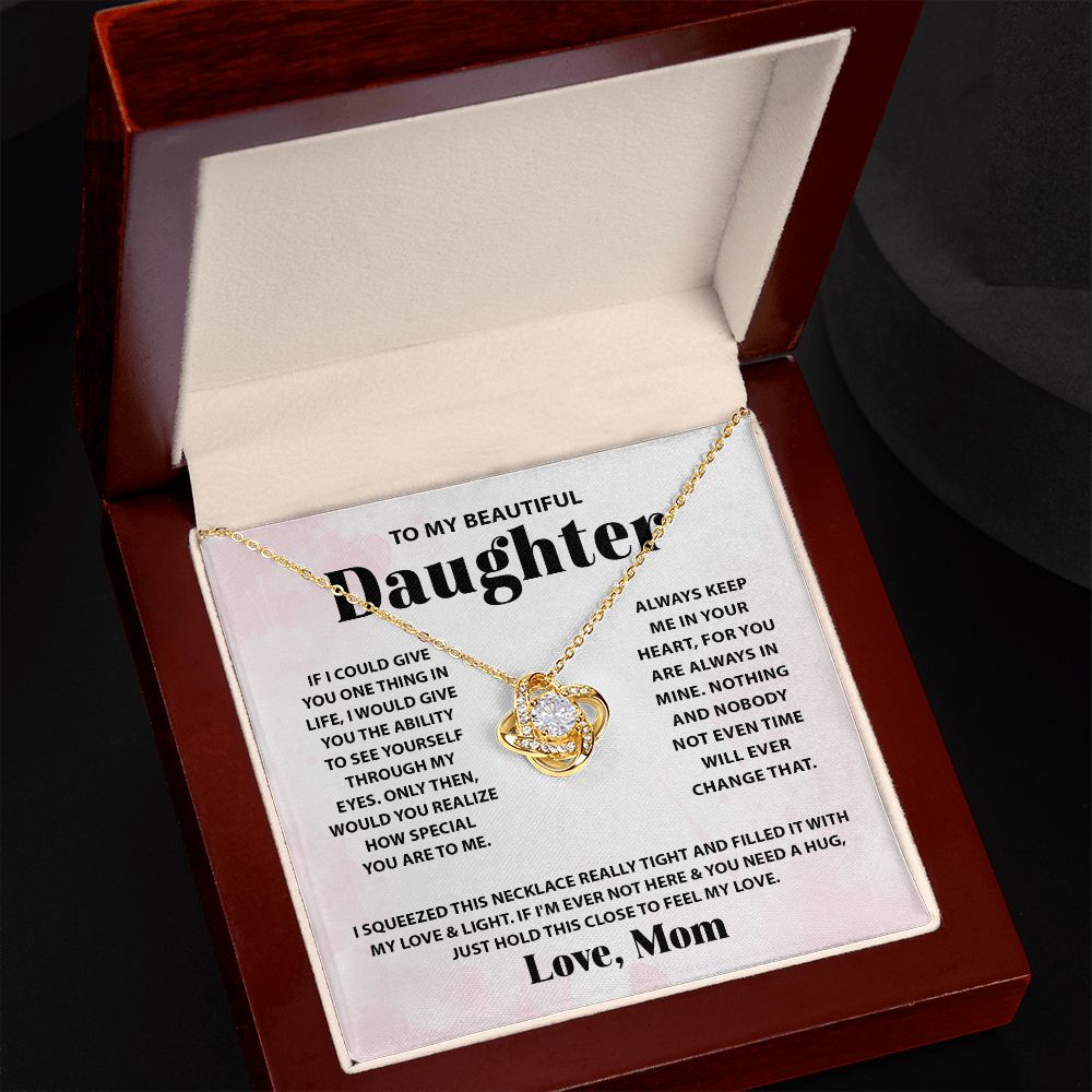 My Everything-Daughter - Love Knot Necklace