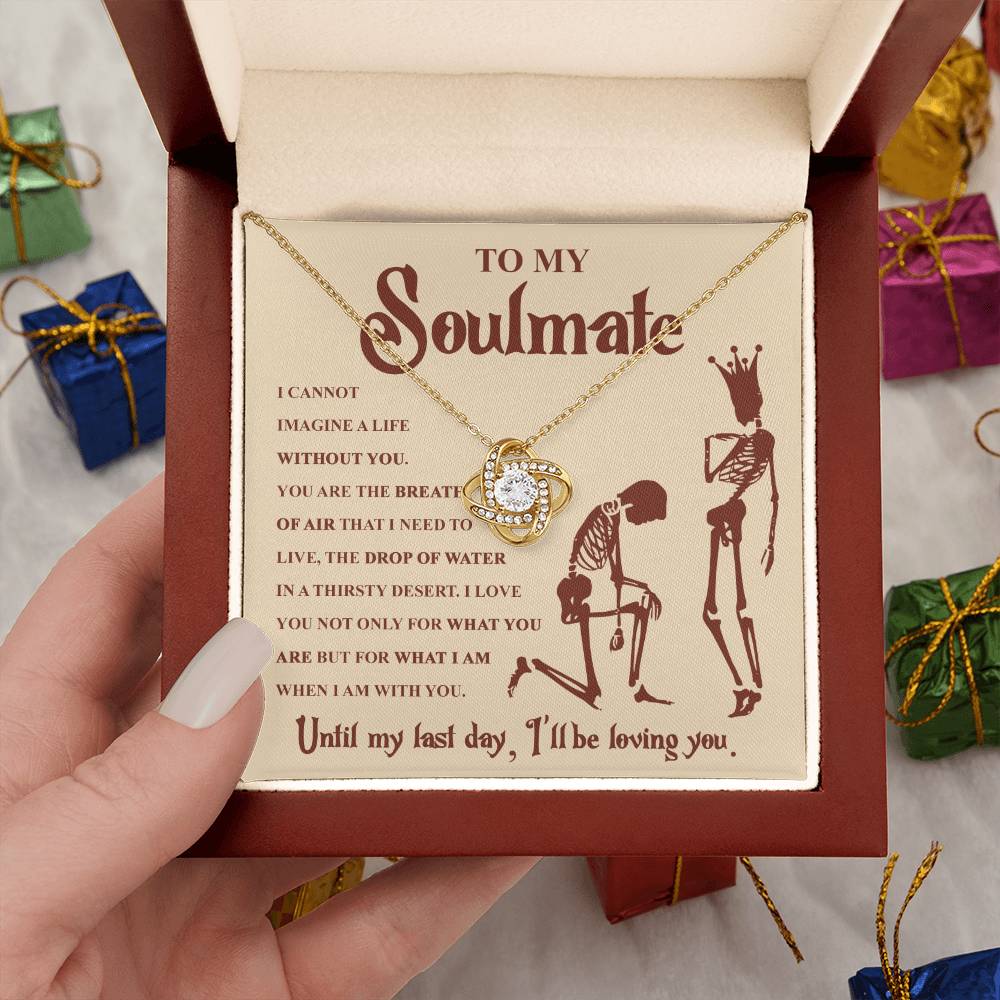 Soulmate - Breath Of Air - Love Knot Necklace