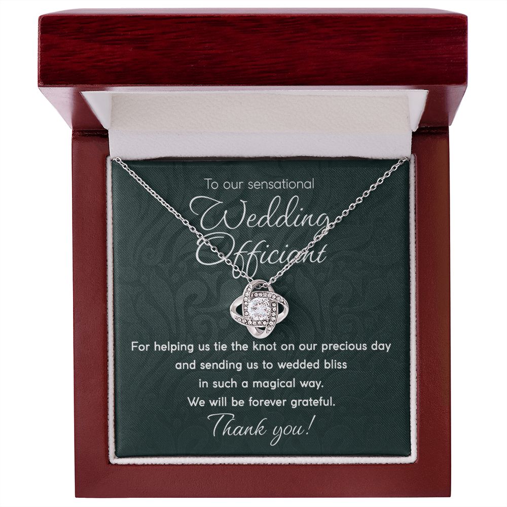 Wedding Officiant - Love Knot Necklace