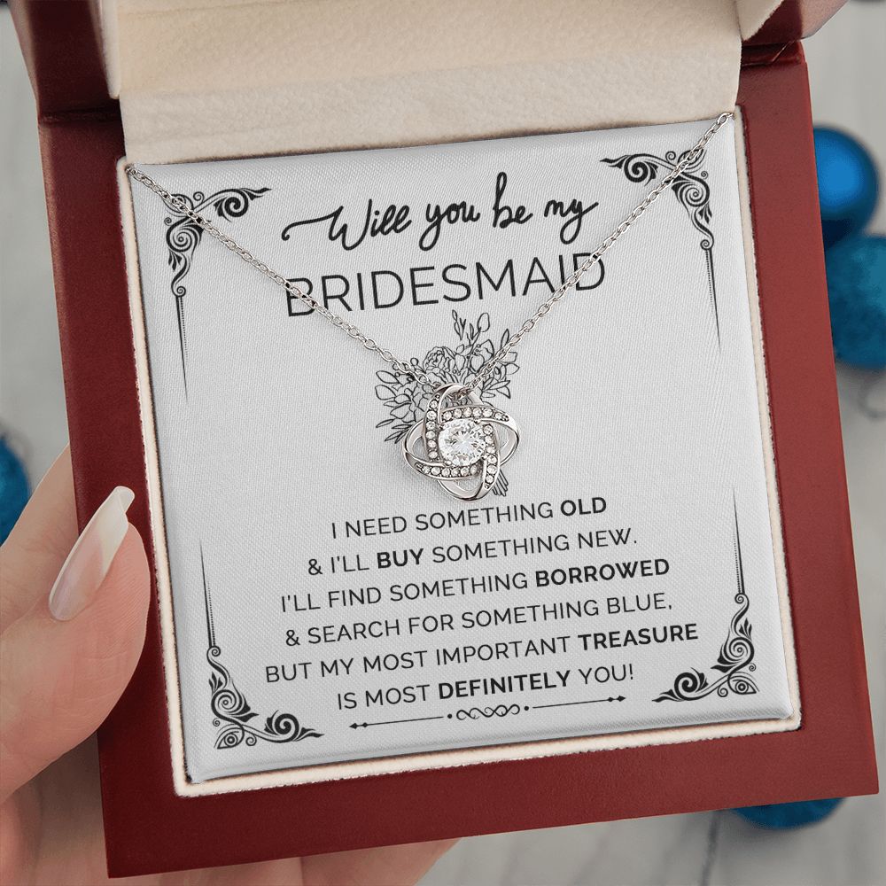 Will You Be My Bridesmaid - Love Knot Necklace
