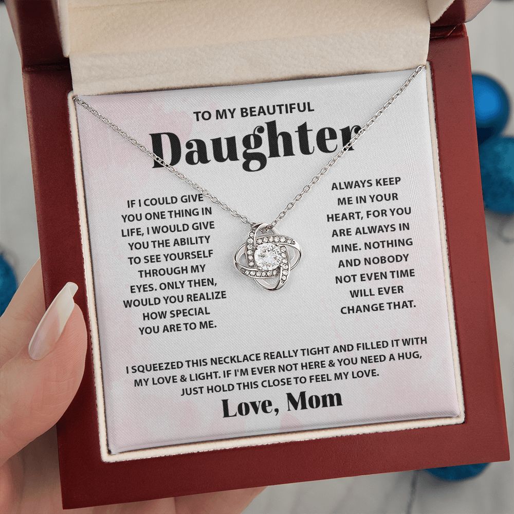 My Everything-Daughter - Love Knot Necklace