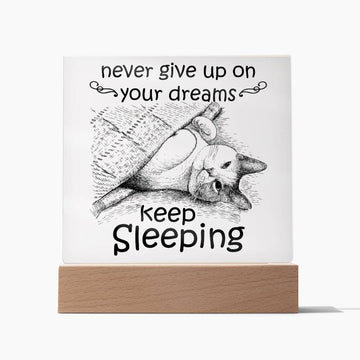 Keep Sleeping - Acrylic Plaque
