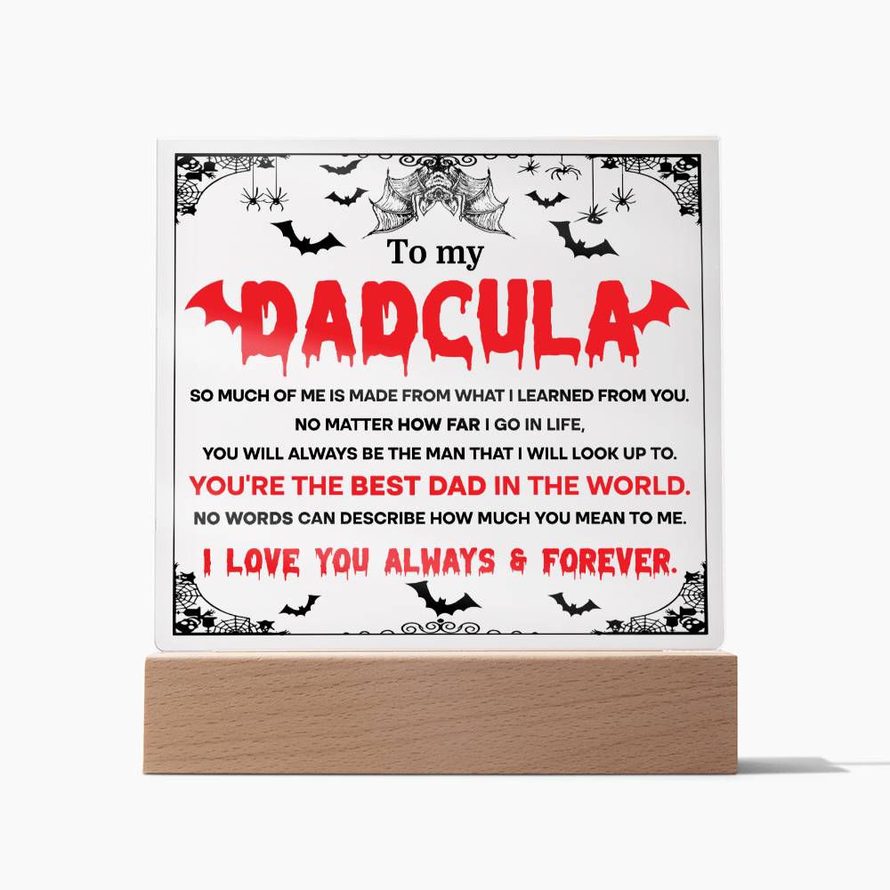 Dadcula - Best Dad - Acrylic Plaque