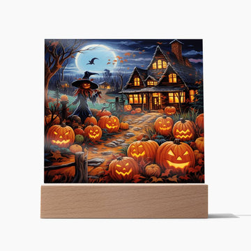 Halloween Home - Acrylic Plaque