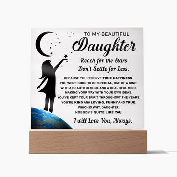 My Daughter - Kind-Loving - Acrylic Plaque