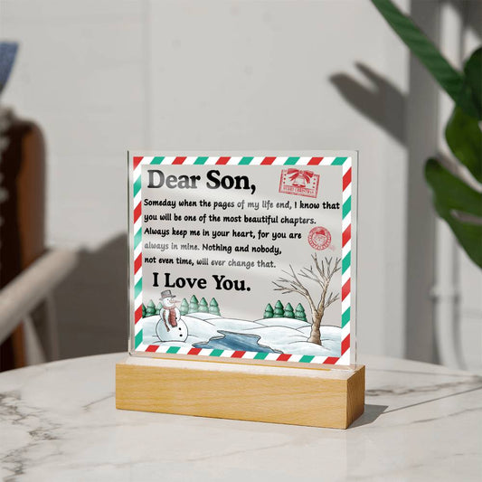 Son - Beautiful Chapters - Acrylic Plaque