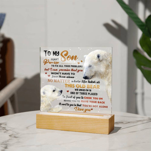 Son - Not Alone - Acrylic Plaque
