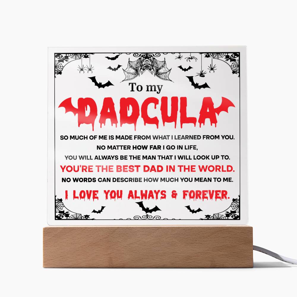 Dadcula - Best Dad - Acrylic Plaque