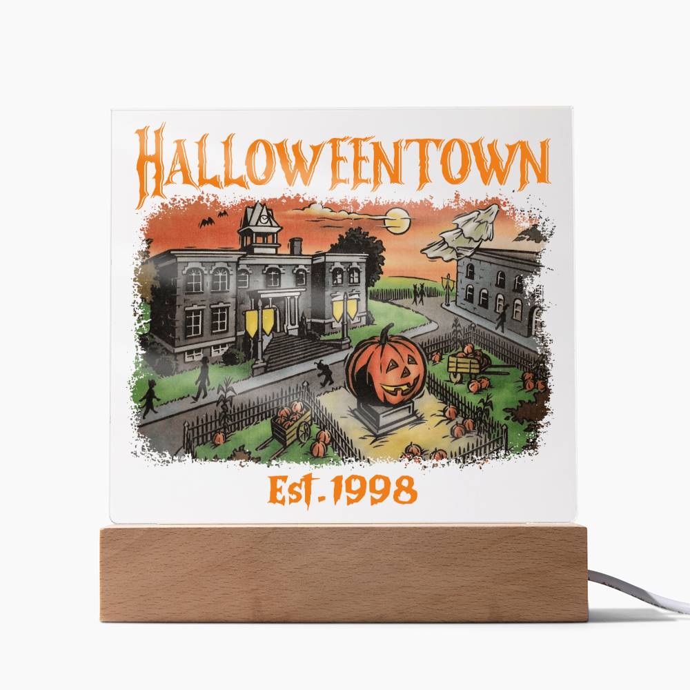 HalloweenTown - Acrylic Plaque
