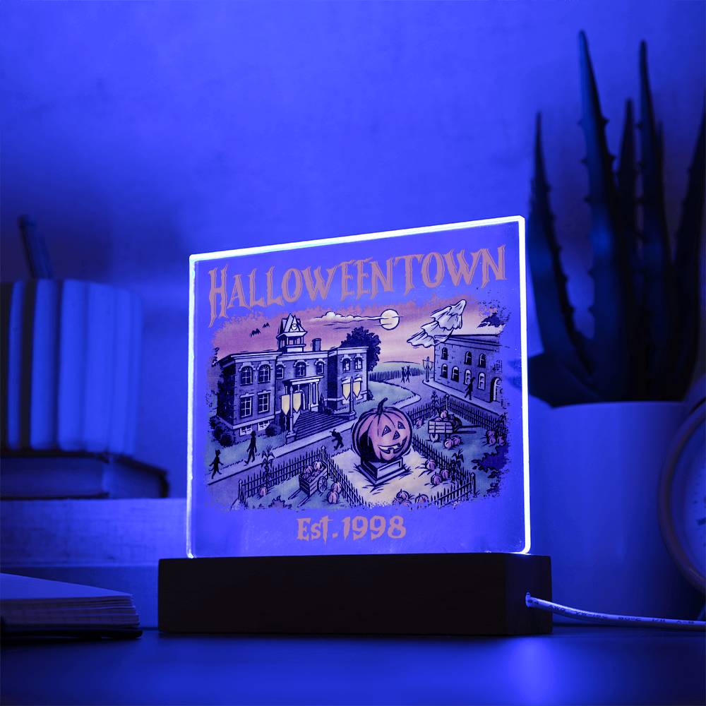 HalloweenTown - Acrylic Plaque
