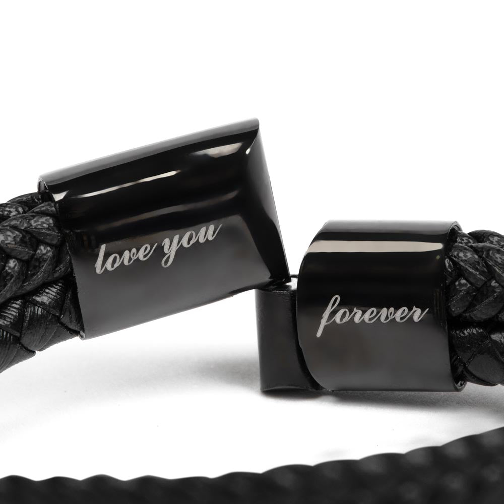 To My Dad - Always Loved - Love You Forever Bracelet for Men