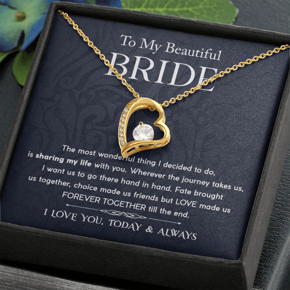 Beautiful Bride-Forever Together - Forever Love Necklace