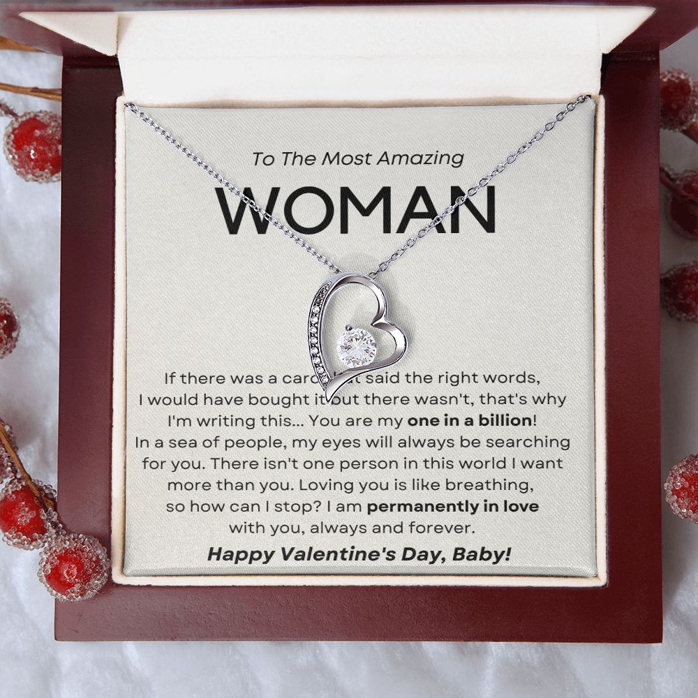 If There Was A Card - Forever Love Necklace for Her