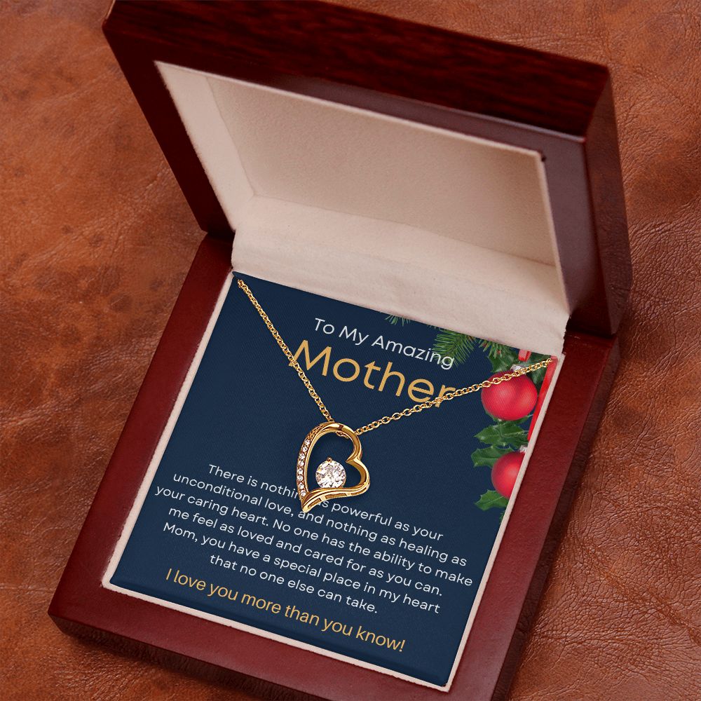 To My Amazing Mother - Forever Love Necklace