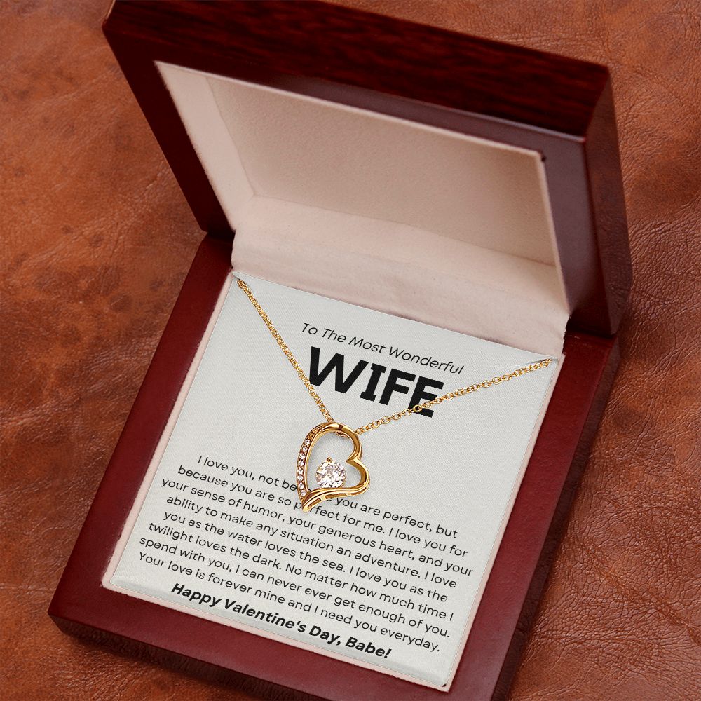 I Love You - Forever Love Necklace for Wife