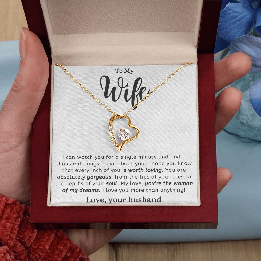 To My Wife - Forever Love Necklace Gift