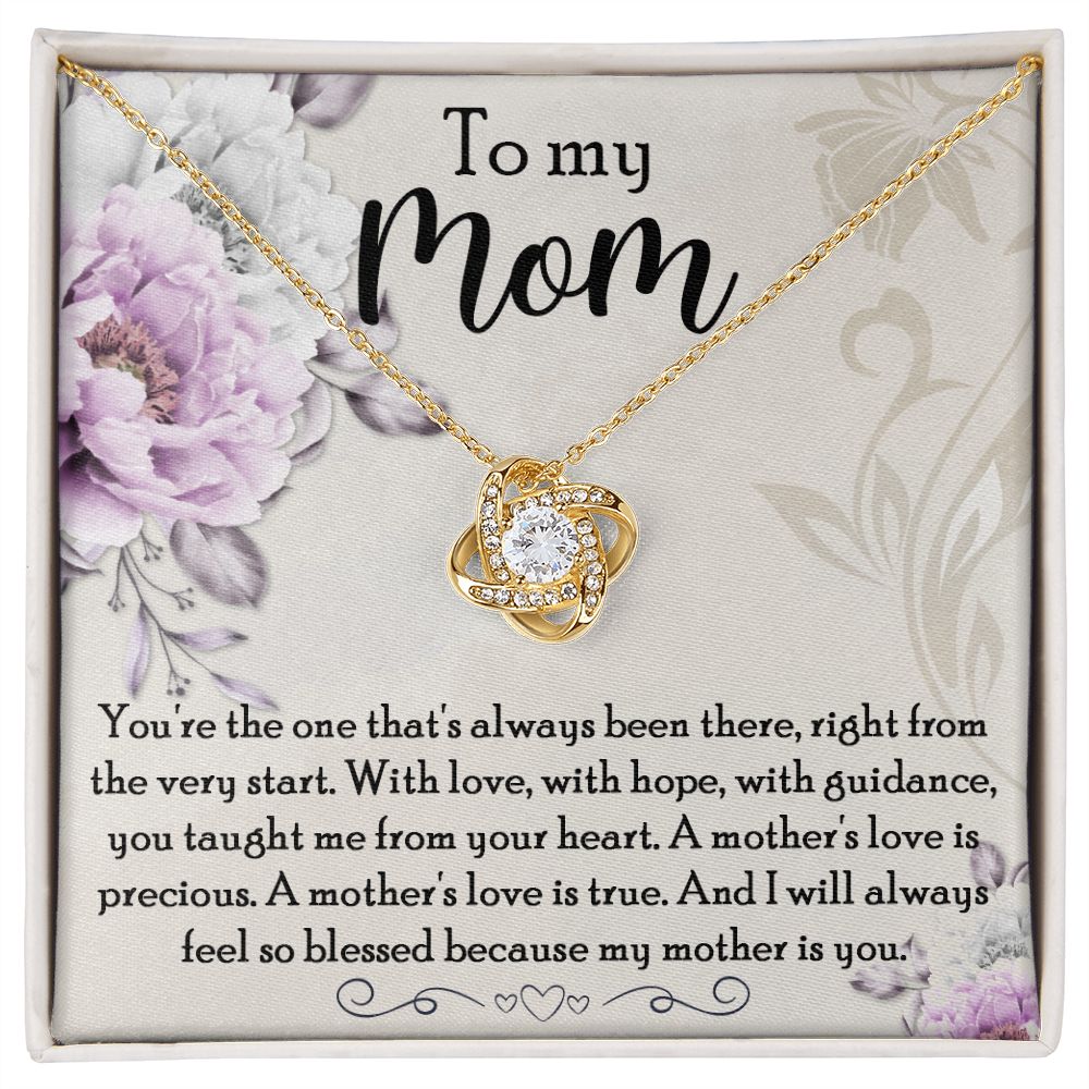 You're The One - Love Knot Necklace for Mom
