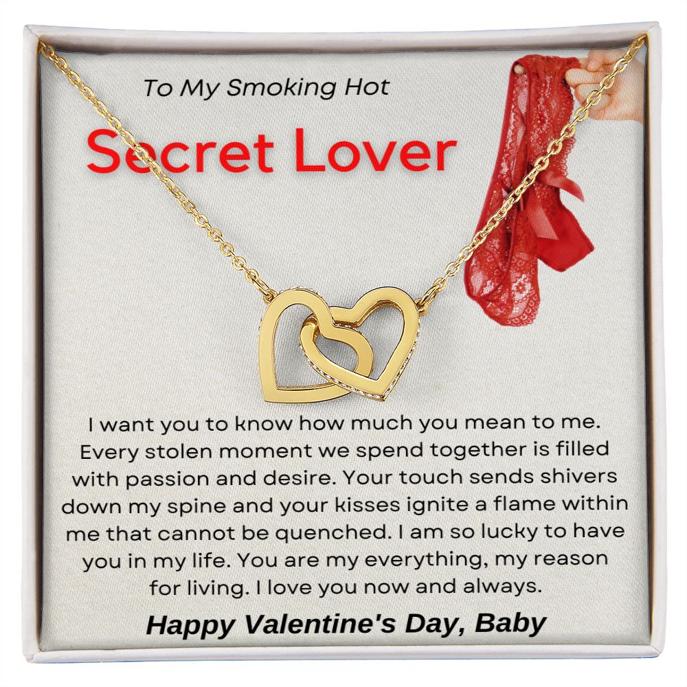 I Want You to Know - Interlocking Hearts Necklace for Her
