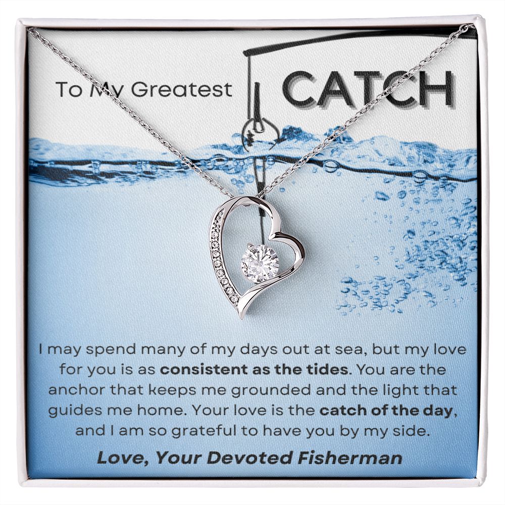 My Greatest Catch - Forever Love Necklace for Her