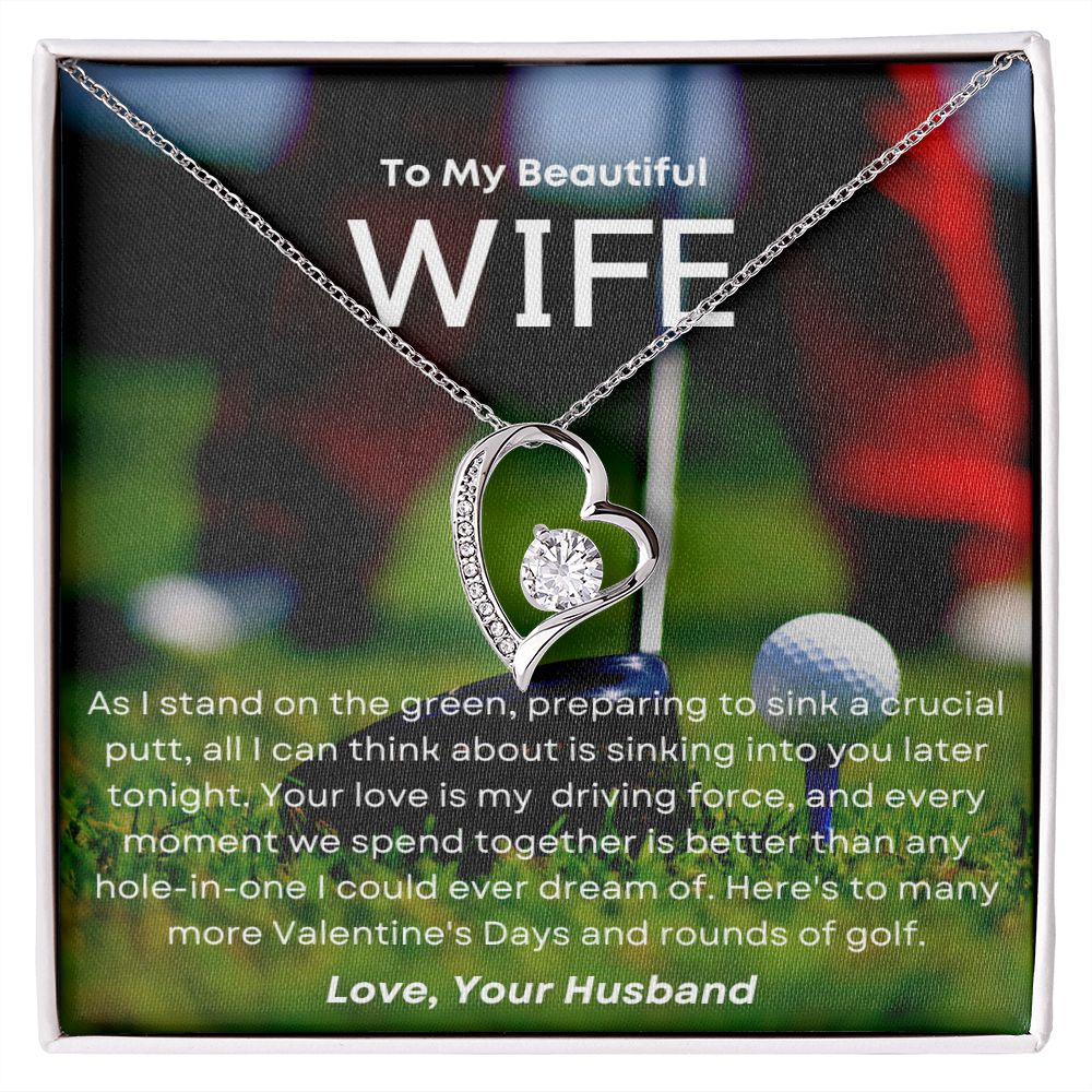 As I Stand on the Green- Forever Love Necklace for Her