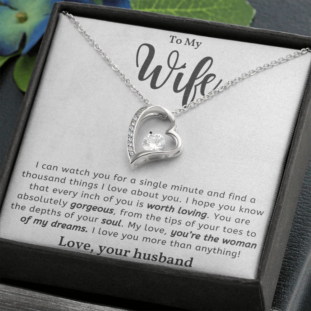 To My Wife - Forever Love Necklace Gift