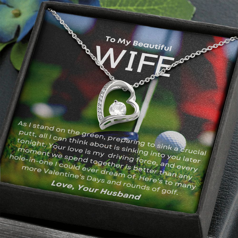 As I Stand on the Green- Forever Love Necklace for Her