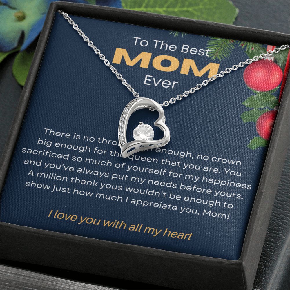 The Best Mom Ever - Forever Love Necklace
