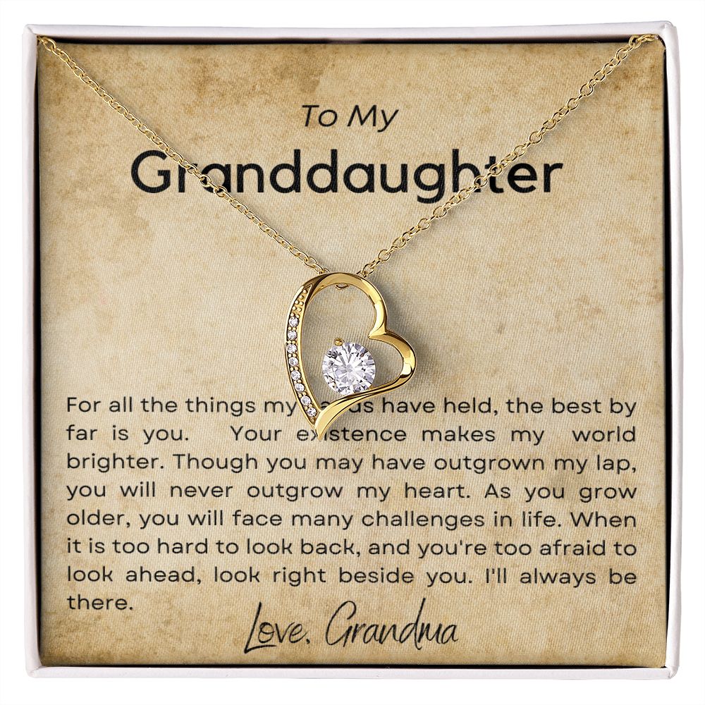 For All the Things - Forever Love Necklace for Granddaughter