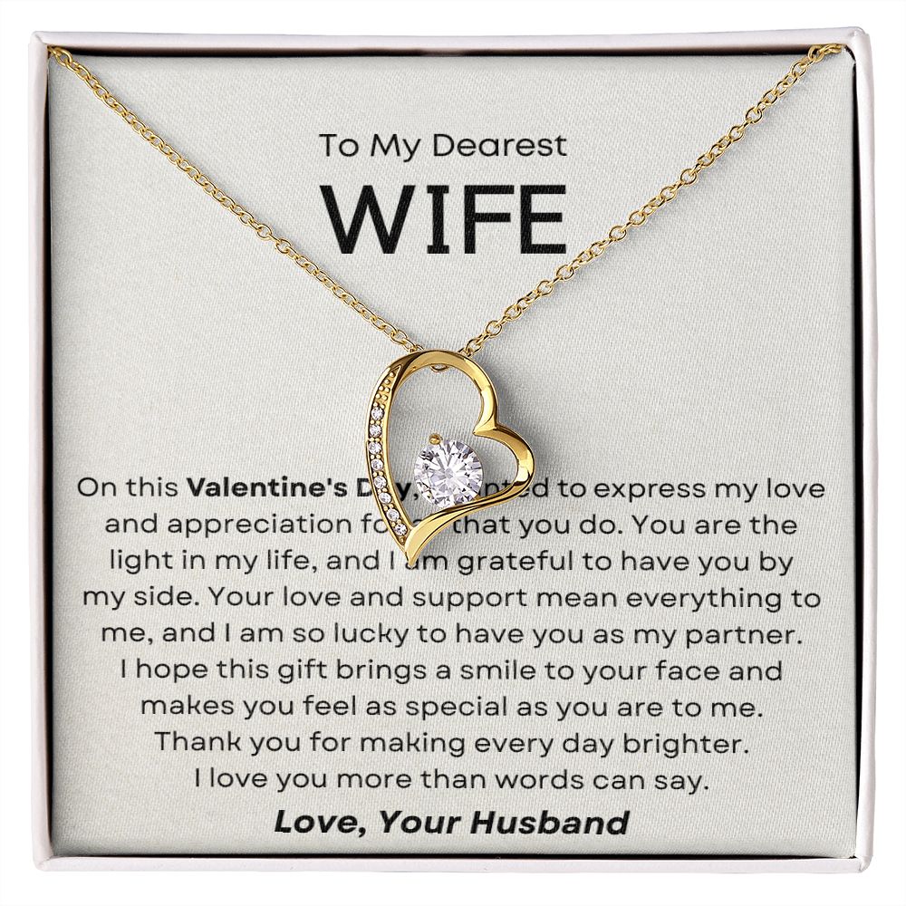 I Wanted to Express My Love - Forever Love Necklace for Wife