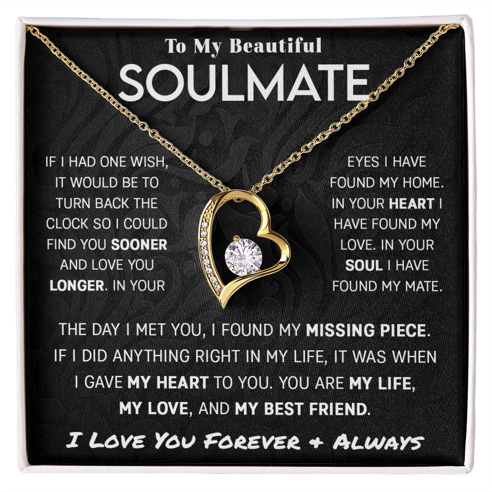 If I Had One Wish - Forever Love Necklace for Soulmate