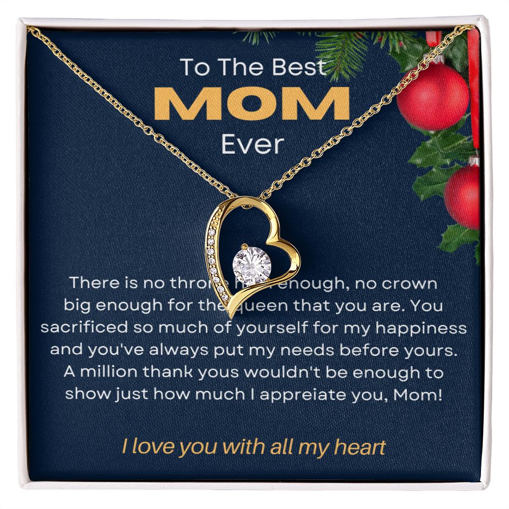 The Best Mom Ever - Forever Love Necklace