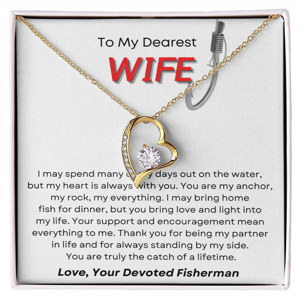 I May Spend Many of My Days - Forever Love Necklace for Her
