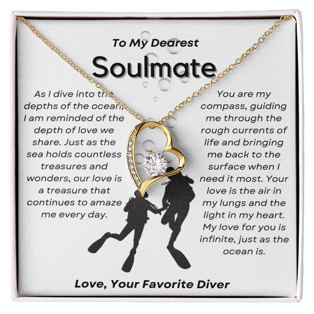 As I Dive Into the Depths - Forever Love Necklace for Her