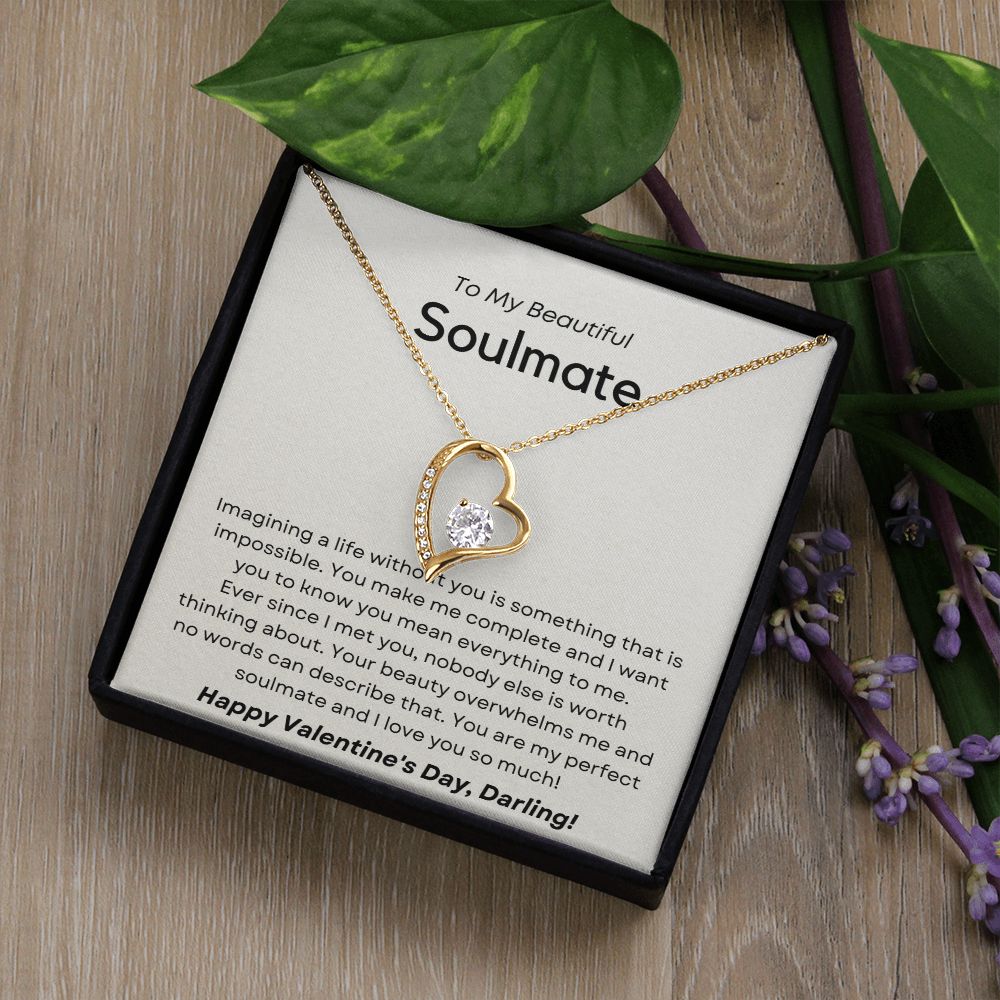 Imagining A Life Without You - Forever Love Necklace for Soulmate