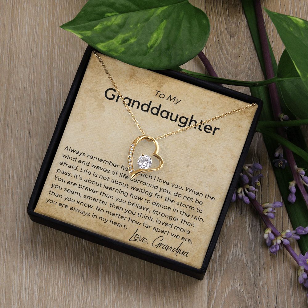 Always Remember - Forever Love Necklace for Granddaughter