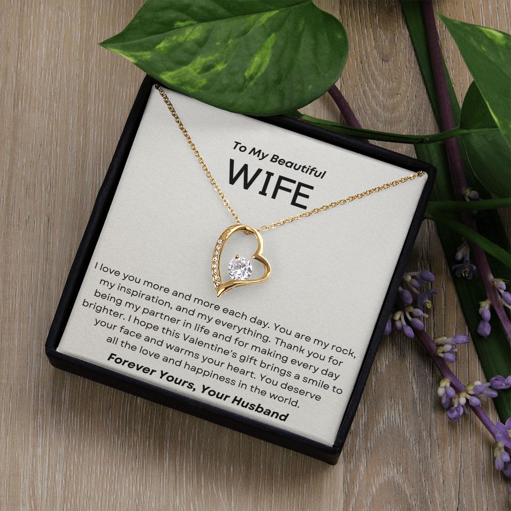 I Love You More and More - Forever Love Necklace for Wife